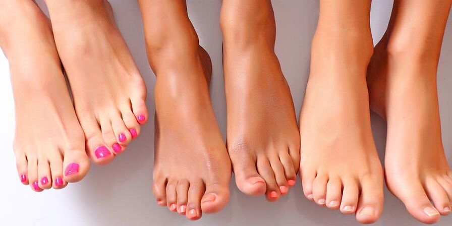 Gesunde Füße nach einer Nagelpilzbehandlung